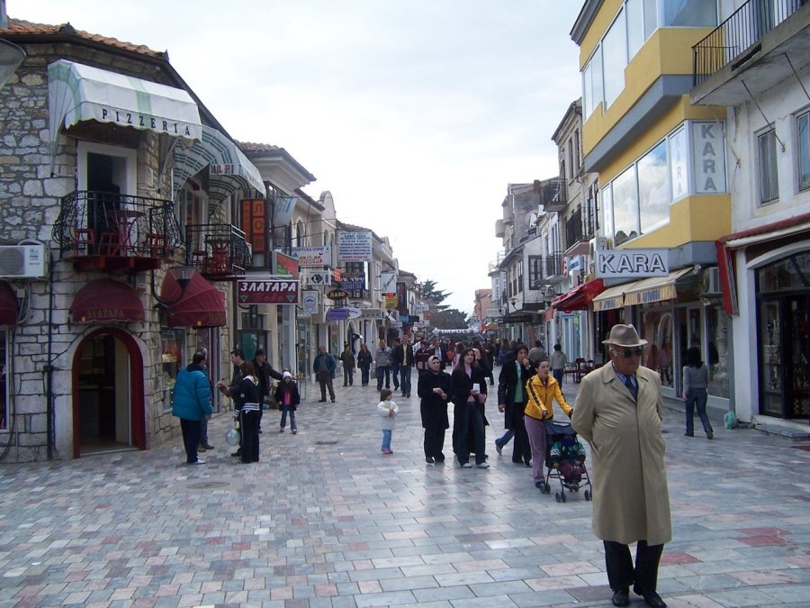 Главная улица Охрида